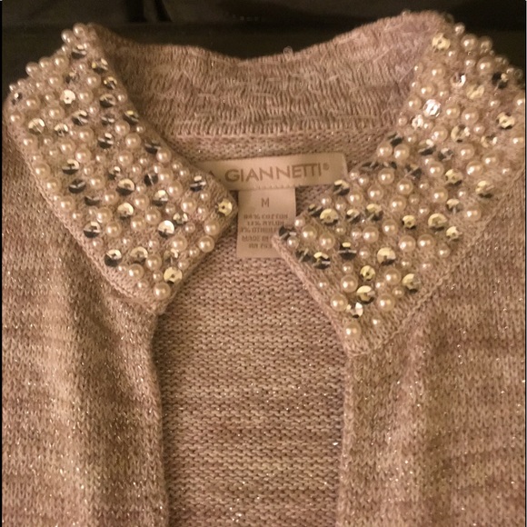 Embellished sweater jacket - Picture 1 of 5
